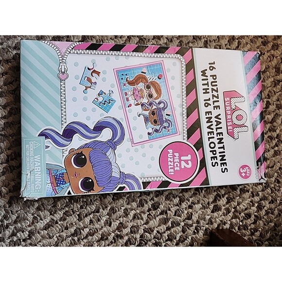 LOL Surprise 16 Puzzle Valentine Cards & Envelopes Lets Be Friends New in Box - Picture 7 of 7
